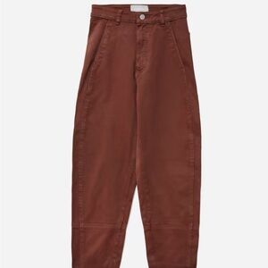 Everlane Organic Cotton lightweight Utility Barrel Jeans NWT size 4 Inseam 26.5